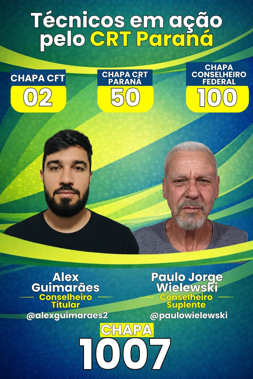 Conselheiros Regionais da Chapa 50
